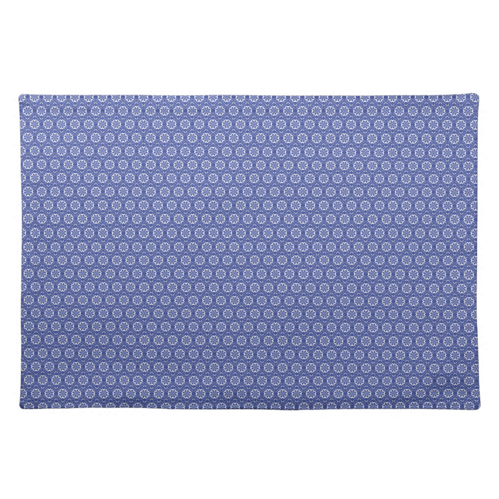 Blue Mediterranean Tile Cotton Placemat