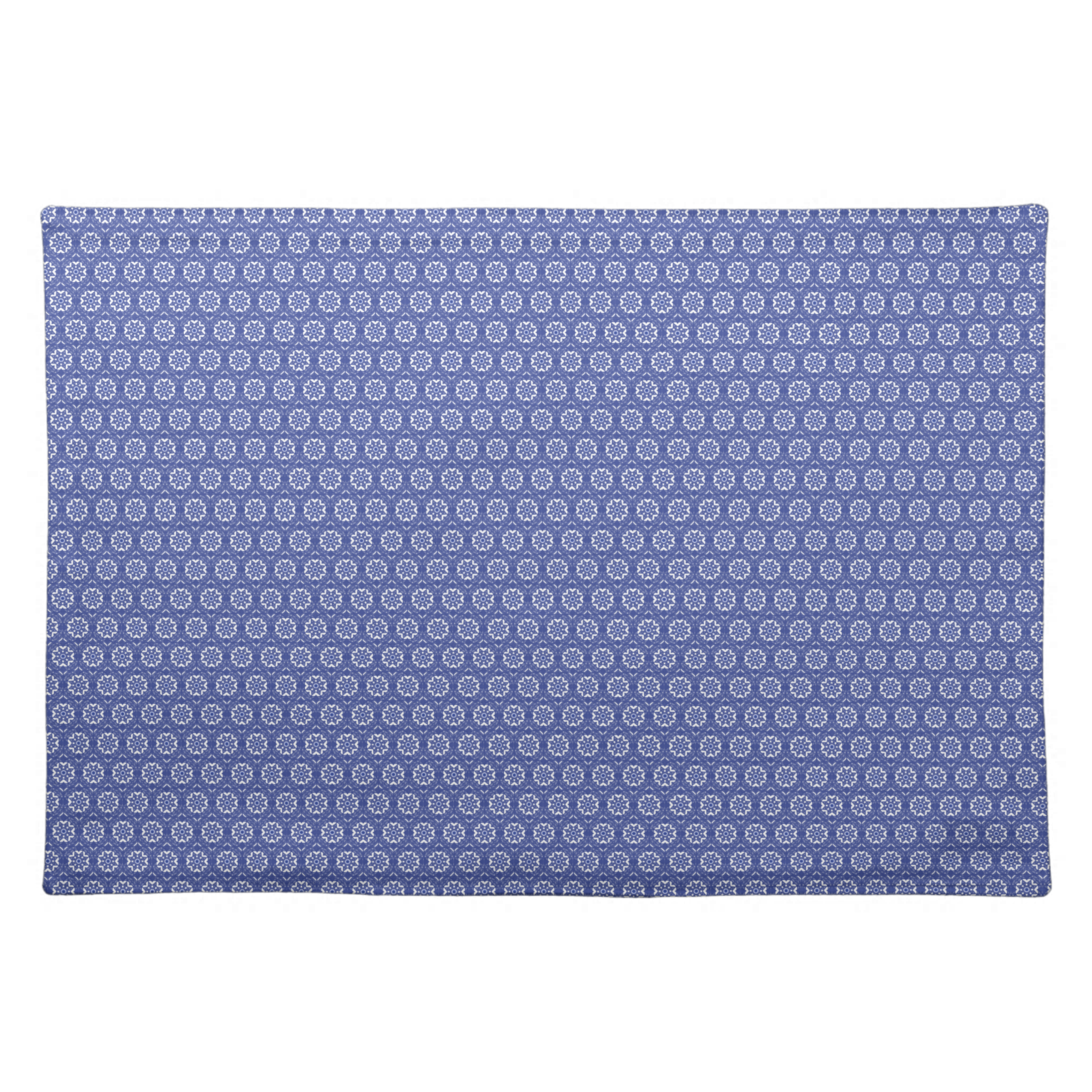 Blue Mediterranean Tile Cotton Placemat