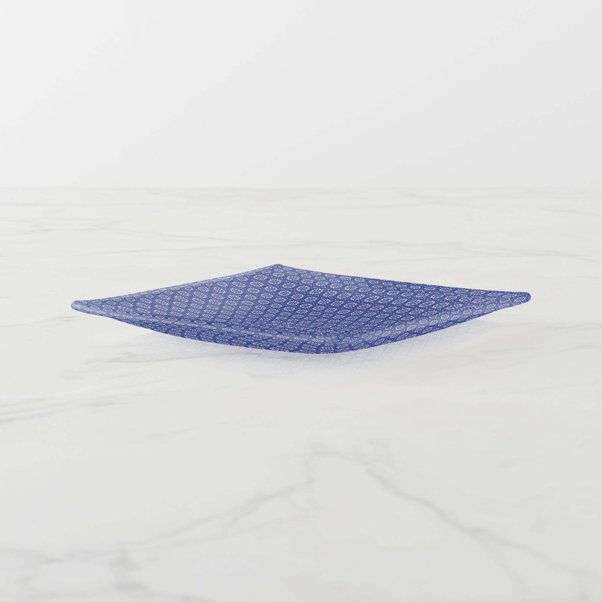 Blue Mediterranean Tile Trinket Tray