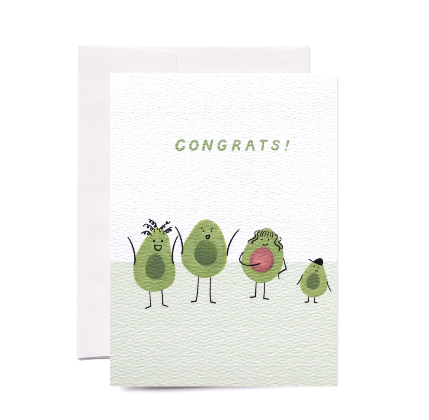 Funny Avocado Baby Congrats Card Adrienne Morris