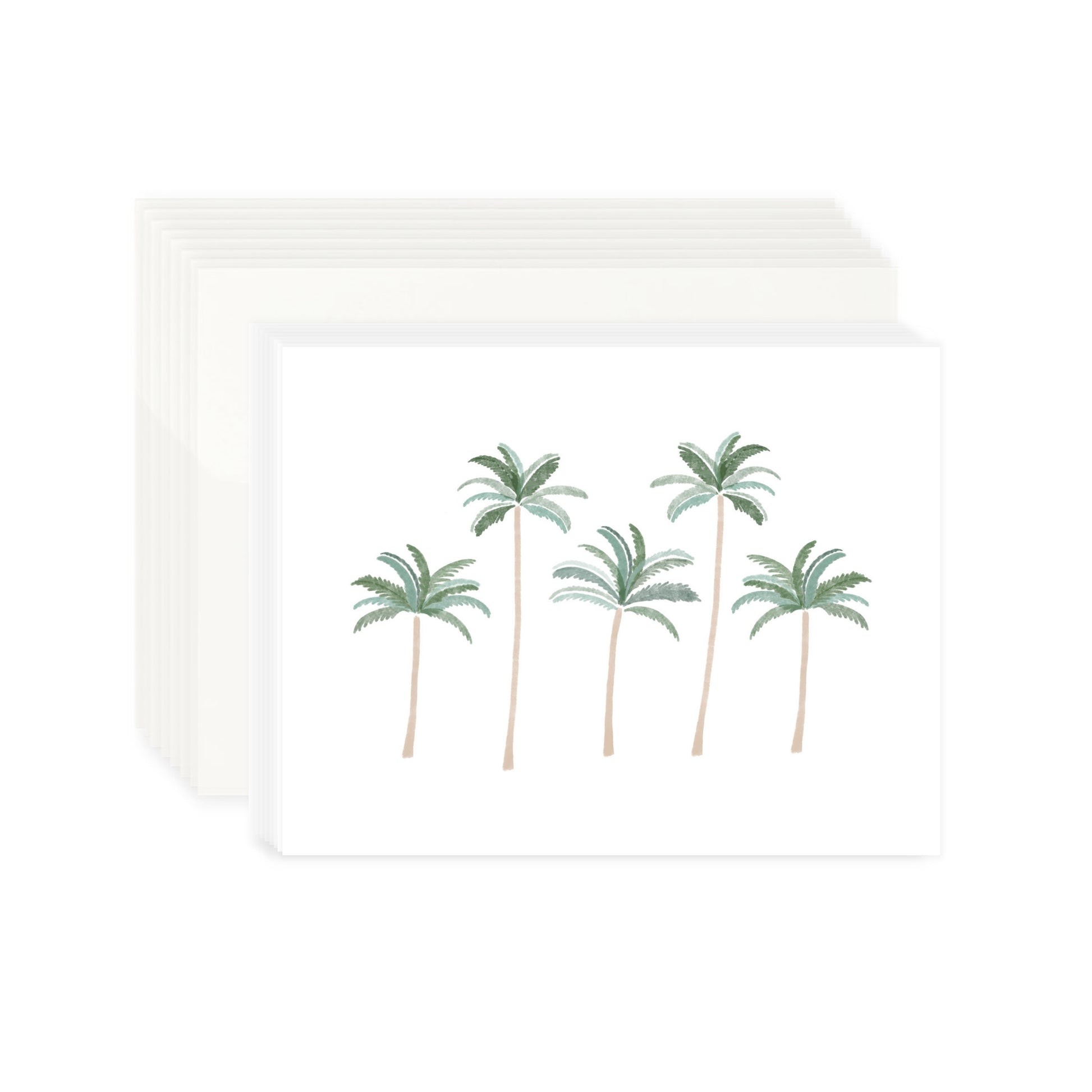 Coastal Classic Palm Trees Boxed Notecards Adrienne Morris