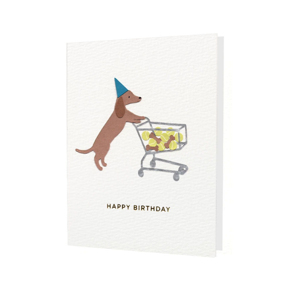 Dachshund Treat Birthday Card