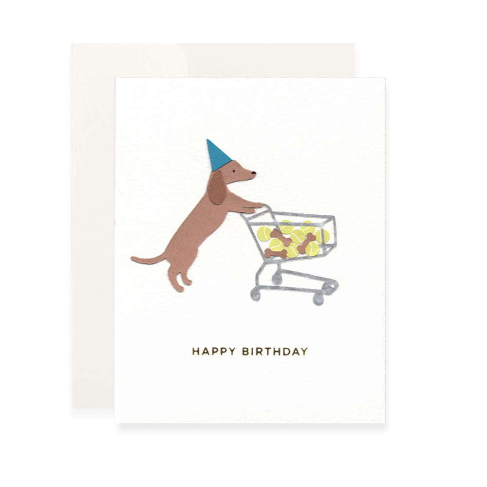 Dachshund Treat Birthday Card
