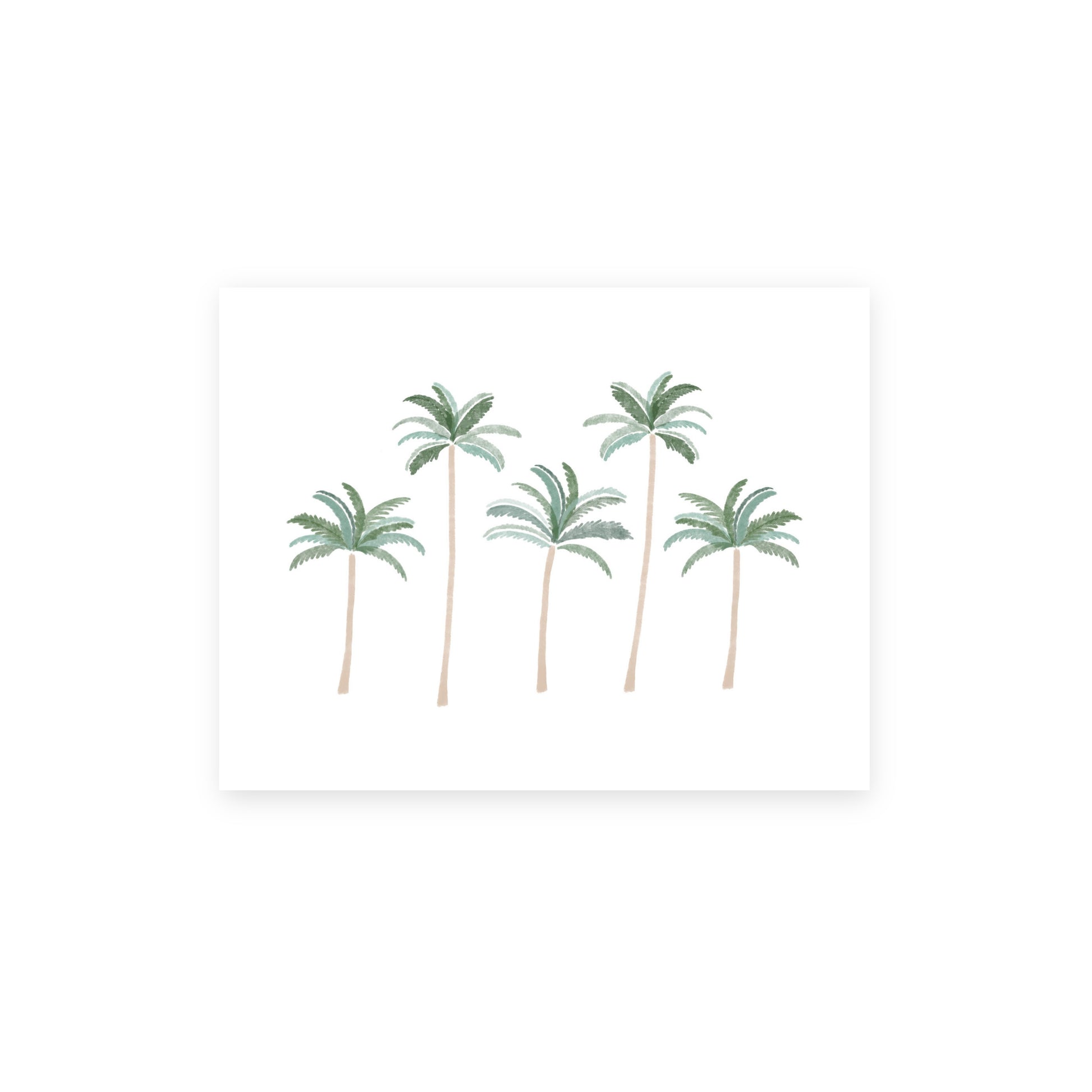 Coastal Classic Palm Trees Boxed Notecards Adrienne Morris