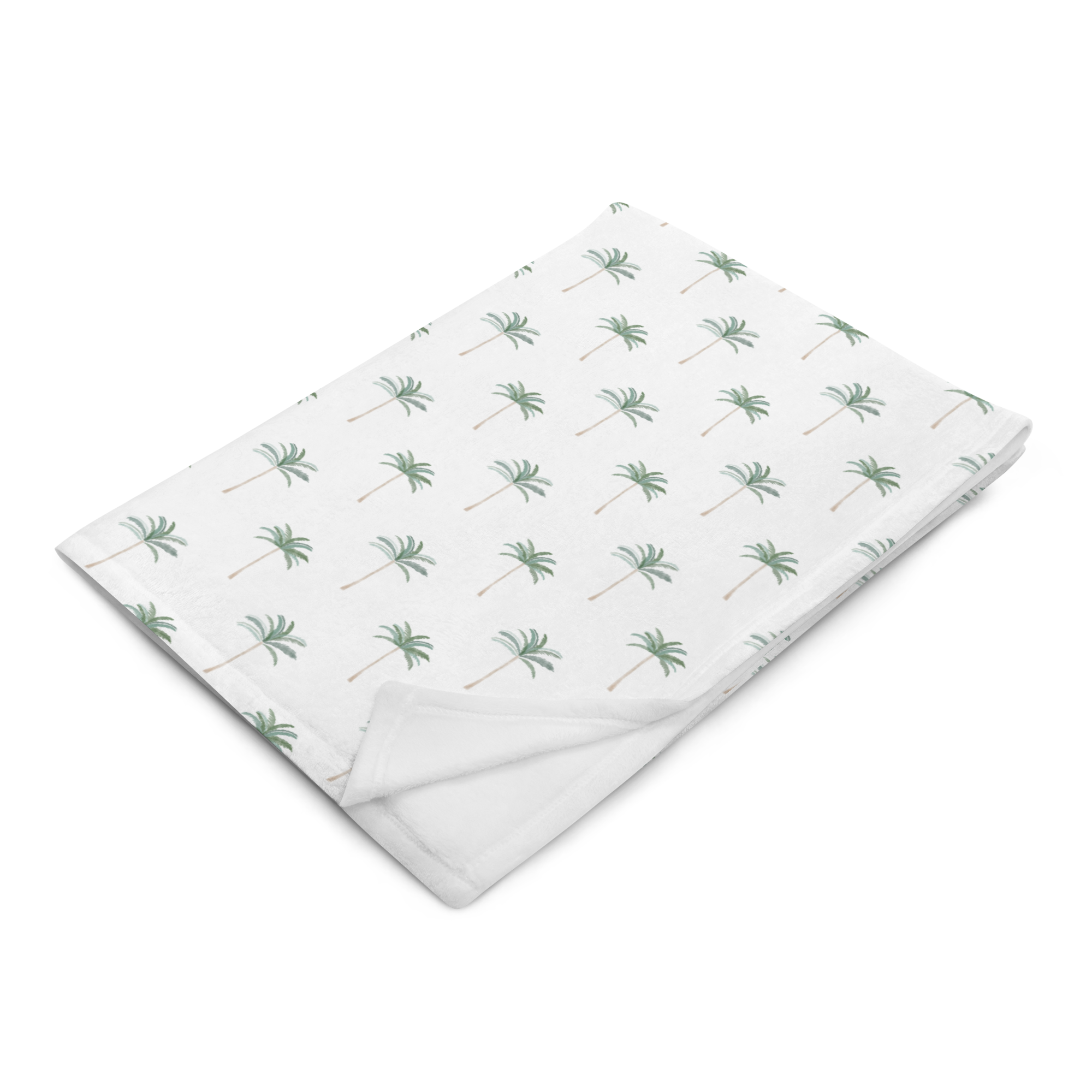 Palm Trees Throw Blanket