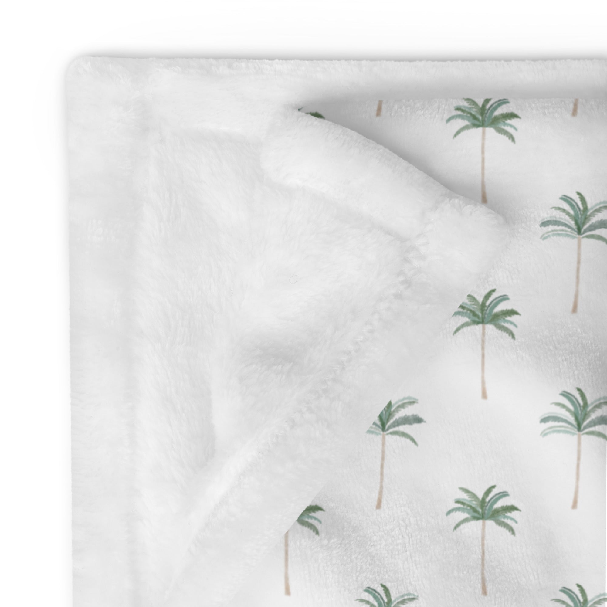 Palm Trees Throw Blanket